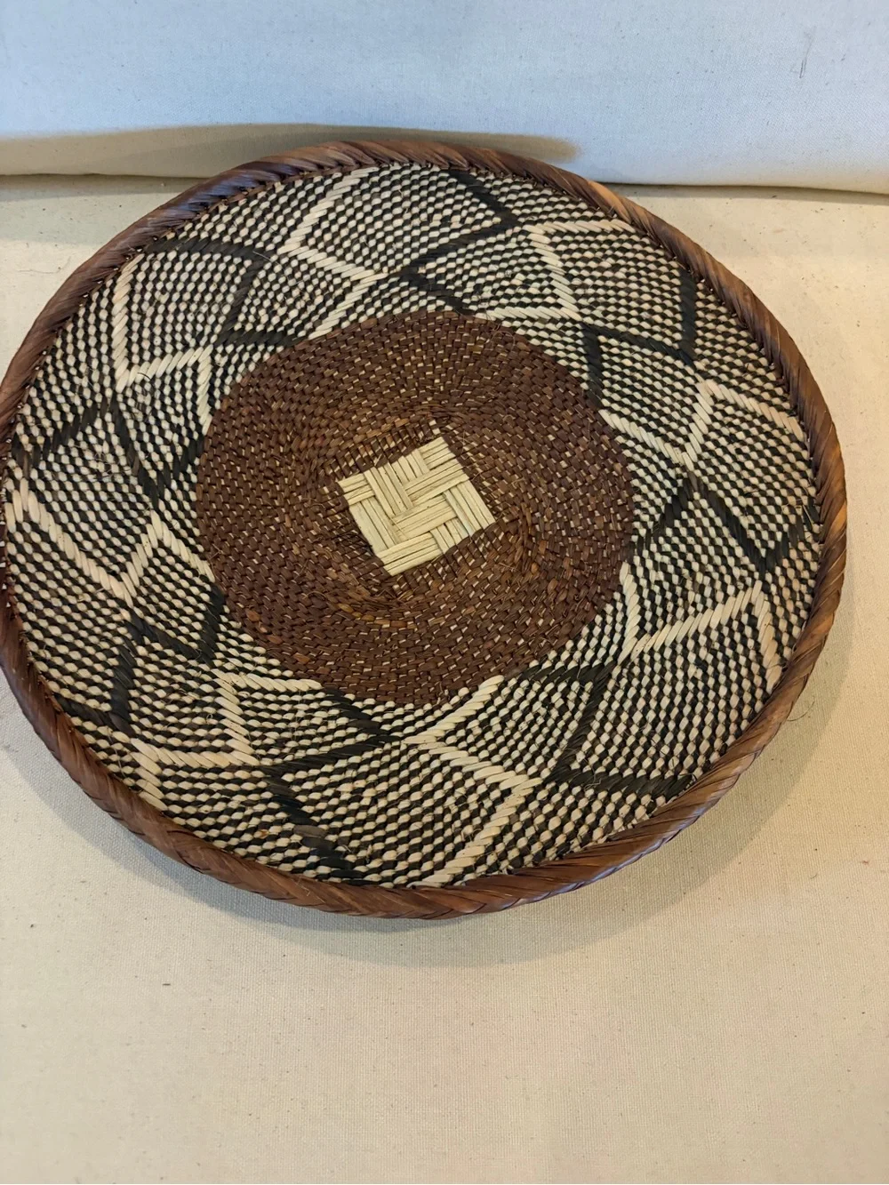 NEW Africa Woven Basket. Made by the Binga people of Zambia/Zimbabwe